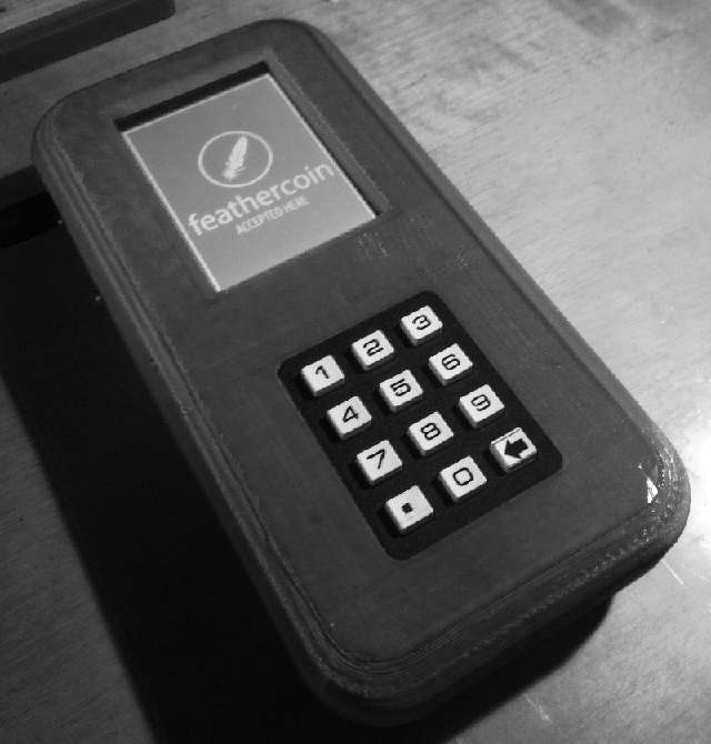 Feathercoin POS (Point of Sale) Device